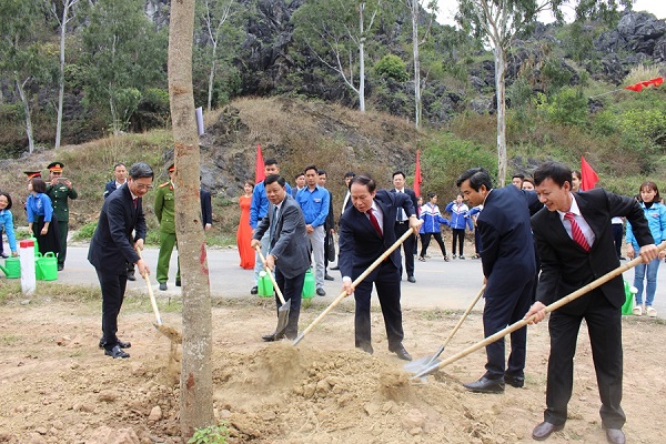 Huyện An Lão tổ chức lễ phát động tết trồng cây xuân Giáp Thìn 2024